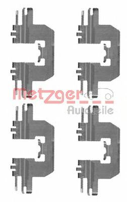Imagine Set accesorii, placute frana METZGER 109-1724