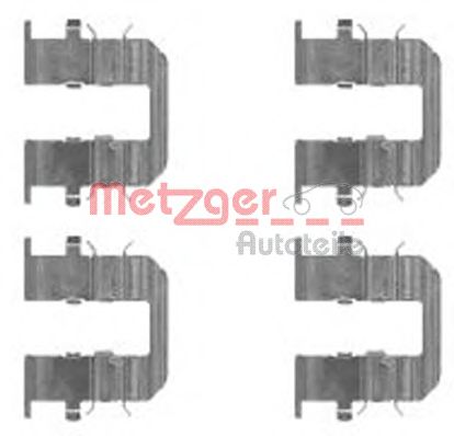 Imagine Set accesorii, placute frana METZGER 109-1746