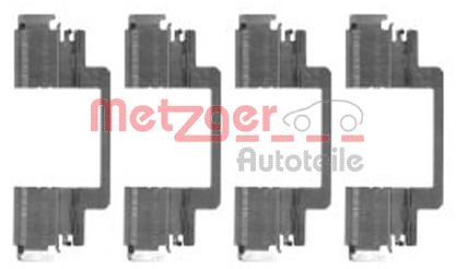 Imagine Set accesorii, placute frana METZGER 109-1774