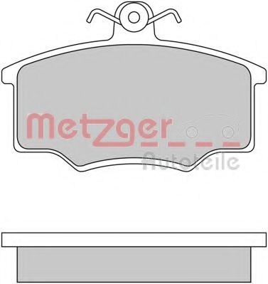 Imagine set placute frana,frana disc METZGER 1170350