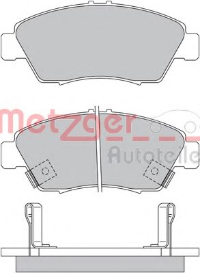 Imagine set placute frana,frana disc METZGER 1170388