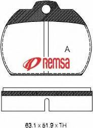 Imagine set placute frana,frana disc METZGER 1170703