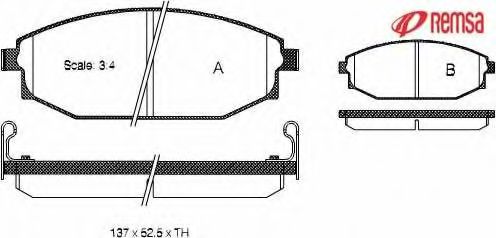 Imagine set placute frana,frana disc METZGER 1170749