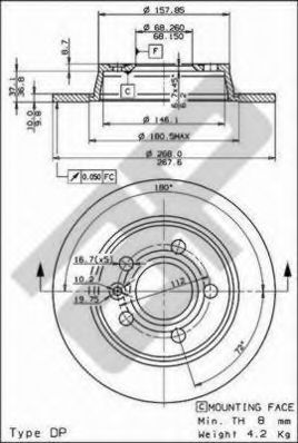 Imagine Disc frana METZGER 14634