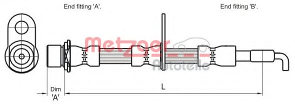 Imagine Furtun frana METZGER 4110001