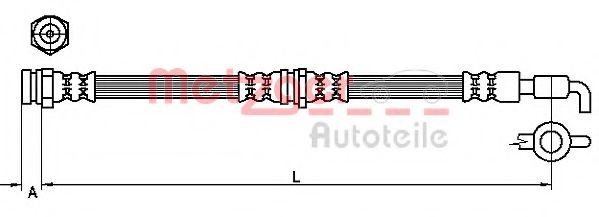 Imagine Furtun frana METZGER 4111037