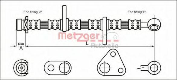 Imagine Furtun frana METZGER 4113600