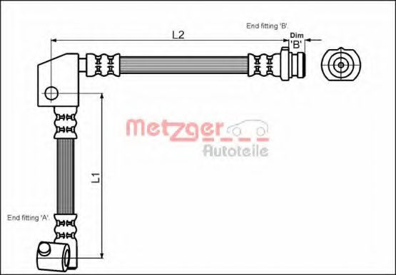 Imagine Furtun frana METZGER 4114737