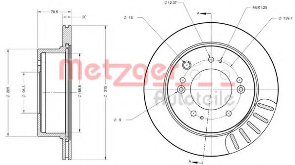 Imagine Disc frana METZGER 6110582