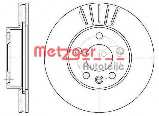 Imagine Disc frana METZGER 6551.10