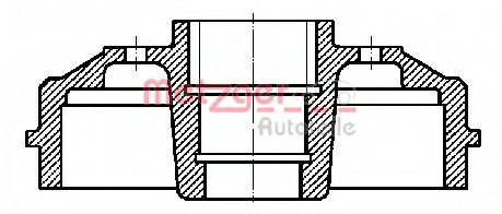 Imagine Tambur frana METZGER BT 1004