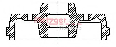 Imagine Tambur frana METZGER BT 1023