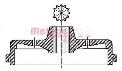 Imagine Tambur frana METZGER BT 713