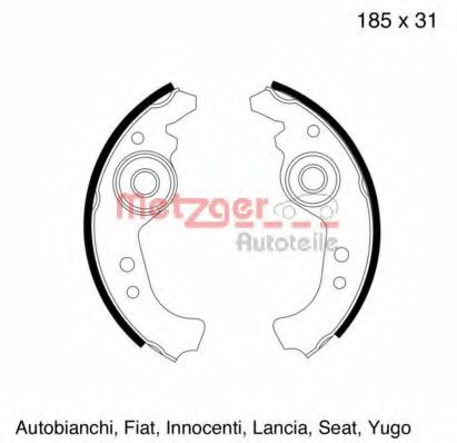 Imagine Set saboti frana METZGER MG 103