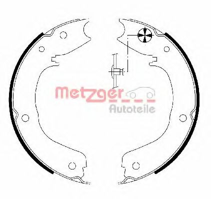 Imagine Set saboti frana, frana de mana METZGER MG 203