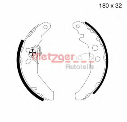 Imagine Set saboti frana METZGER MG 501