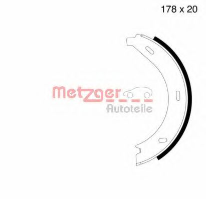 Imagine Set saboti frana, frana de mana METZGER MG 710