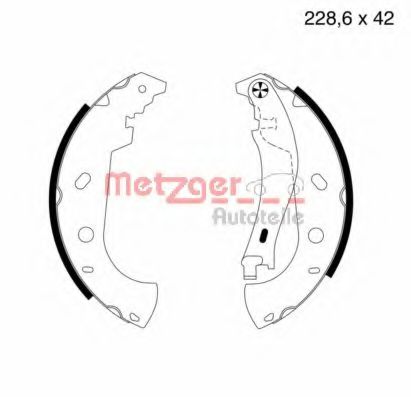 Imagine Set saboti frana METZGER MG 714