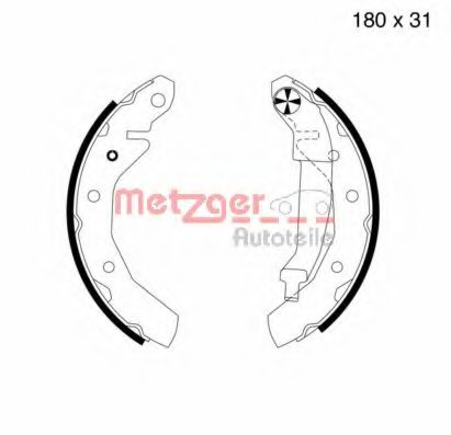 Imagine Set saboti frana METZGER MG 724