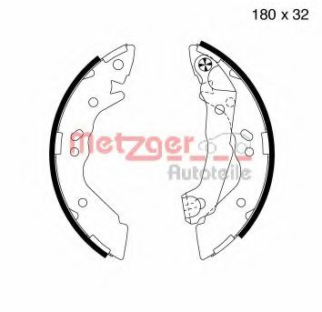 Imagine Set saboti frana METZGER MG 736