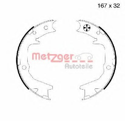 Imagine Set saboti frana, frana de mana METZGER MG 994