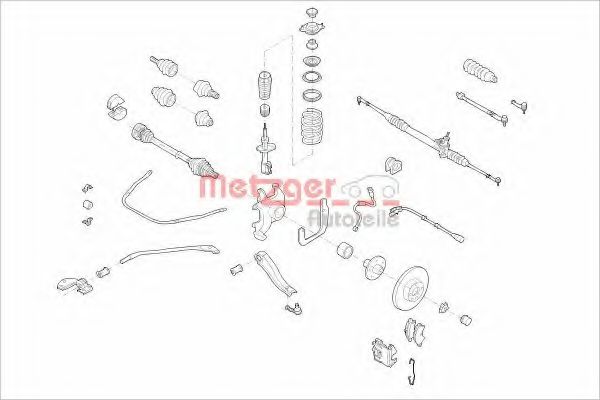 Imagine Suspensie roata METZGER OLA1V