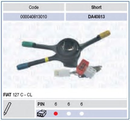 Imagine Comutator coloana directie MAGNETI MARELLI 000040813010