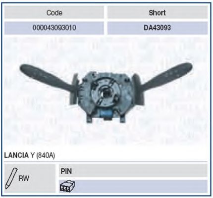 Imagine Comutator coloana directie MAGNETI MARELLI 000043093010