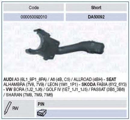 Imagine Comutator coloana directie MAGNETI MARELLI 000050092010