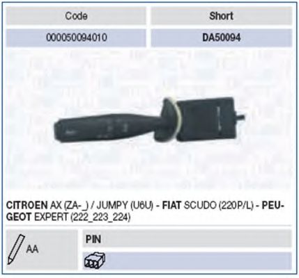 Imagine Comutator coloana directie MAGNETI MARELLI 000050094010