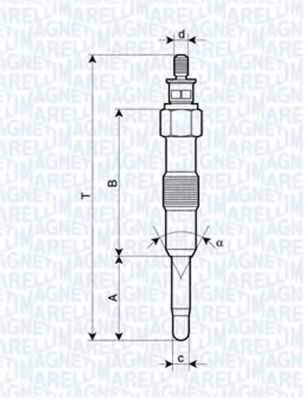 Imagine Bujie incandescenta MAGNETI MARELLI 062581201304