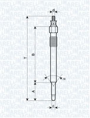 Imagine Bujie incandescenta MAGNETI MARELLI 062900020304