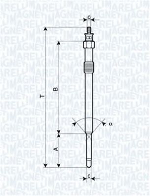 Imagine Bujie incandescenta MAGNETI MARELLI 062900024304