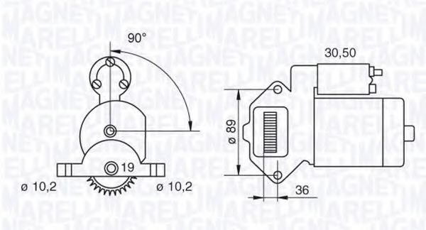 Imagine starter MAGNETI MARELLI 063187051010