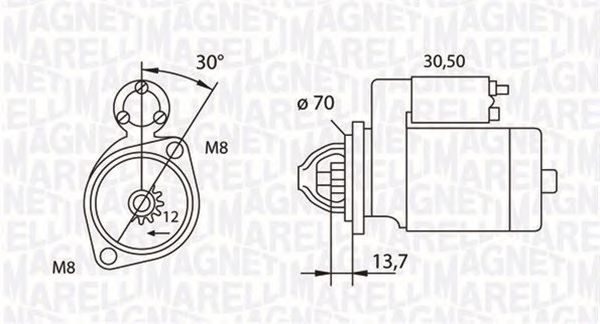 Imagine starter MAGNETI MARELLI 063191007010