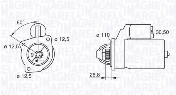 Imagine starter MAGNETI MARELLI 063216731010