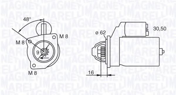 Imagine starter MAGNETI MARELLI 063222908010