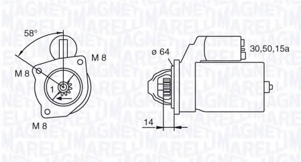 Imagine starter MAGNETI MARELLI 063223085010