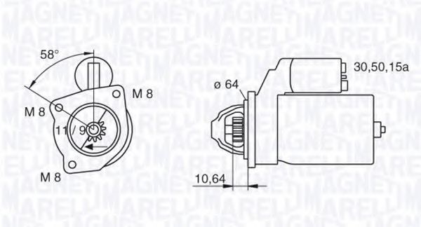 Imagine starter MAGNETI MARELLI 063223101010