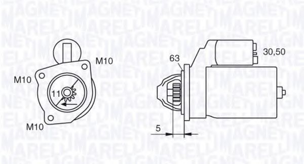 Imagine starter MAGNETI MARELLI 063280036010