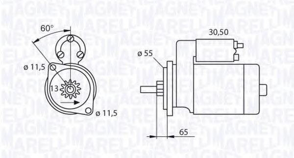 Imagine starter MAGNETI MARELLI 063280050010