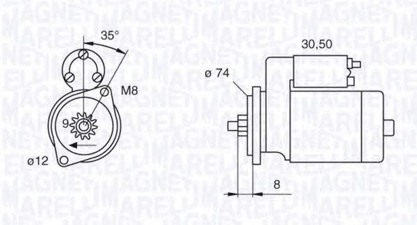 Imagine starter MAGNETI MARELLI 063280058010