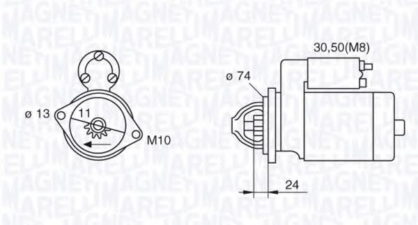 Imagine starter MAGNETI MARELLI 063280059010