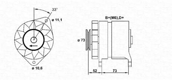 Imagine Generator / Alternator MAGNETI MARELLI 063321023010