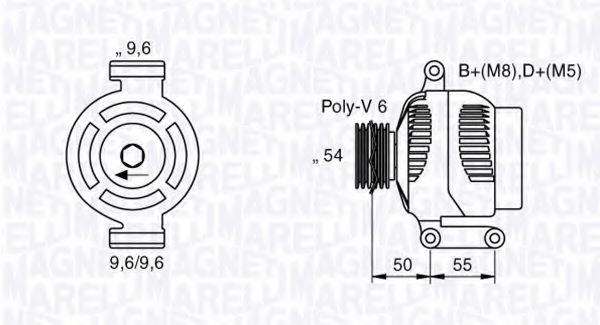 Imagine Generator / Alternator MAGNETI MARELLI 063377024010