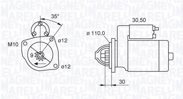 Imagine starter MAGNETI MARELLI 063521093440