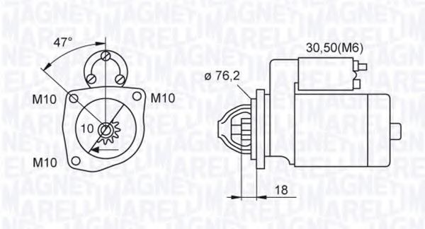 Imagine starter MAGNETI MARELLI 063521101040