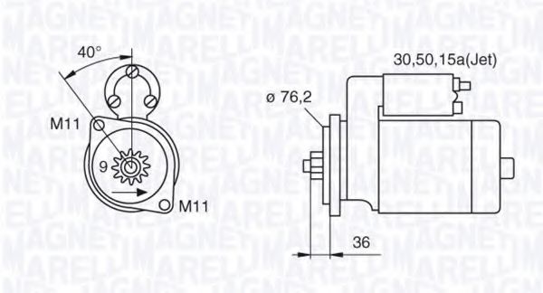 Imagine starter MAGNETI MARELLI 063521120380