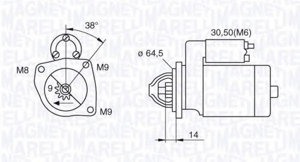 Imagine starter MAGNETI MARELLI 063521130060