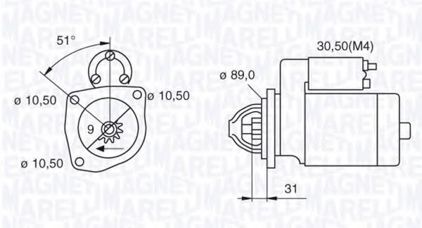 Imagine starter MAGNETI MARELLI 063522300060